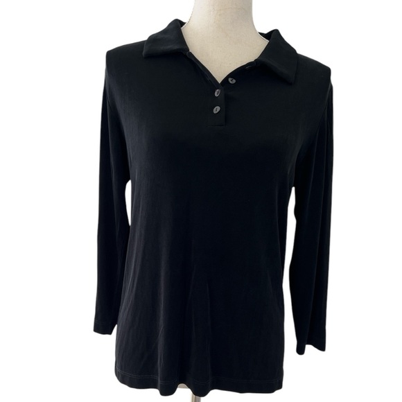 Chico's Tops - Black Women's Chico traveler matching set Size 1